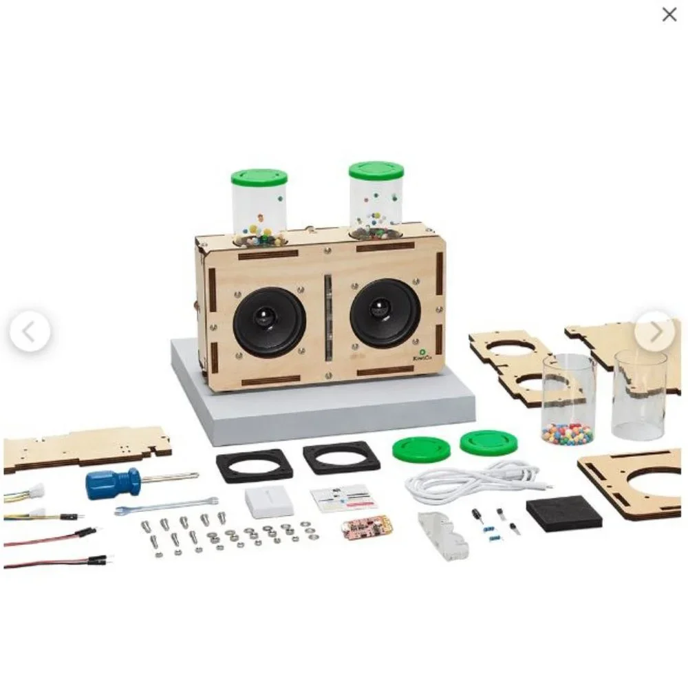 NEW KiwiCo. Kiwi Co. Kinetic Lights Speaker Science Kit STEM Engineering circuit
